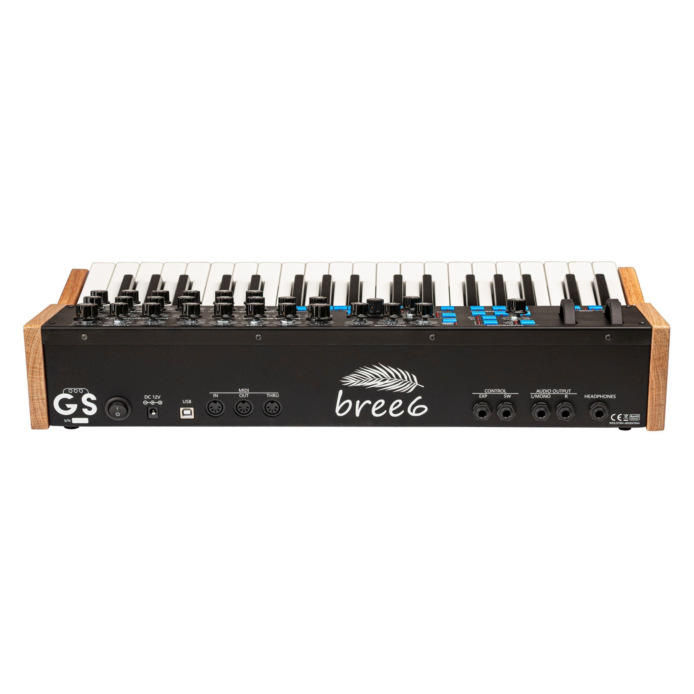 Bree6 Keyboard Version Polyphonic Synthesizer (Black) — GS Music